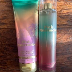 Pink Watermelon Bath and Body Works Set NWT